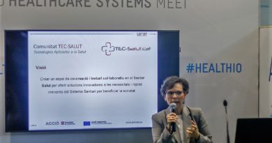 The TEC-SALUT Community presents its activities at HEALTHIO 2018 The TEC-SALUT Community presents its activities at HEALTHIO 2018