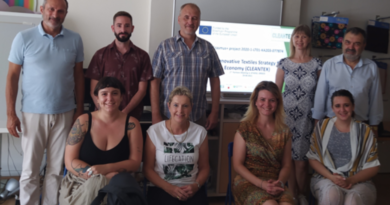 CLEANTEX consortium met in Athens, to promote eco-design and circular economy in the advanced textile materials sector CLEANTEX consortium met in Athens, to promote eco-design and circular economy in the advanced textile materials sector